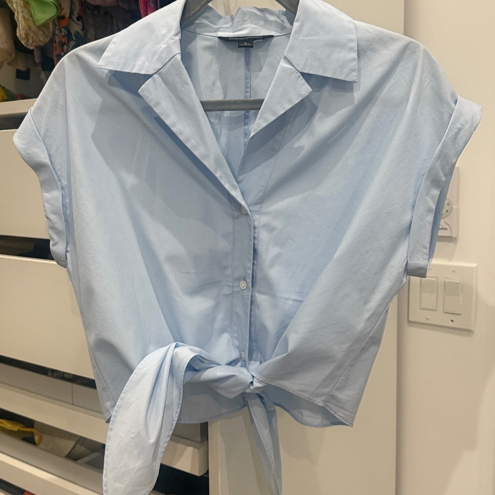 Banana Republic Sky Blue Shirt
